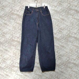 Indimar Wide Denim Pants Casual Dark Navy Jeans
